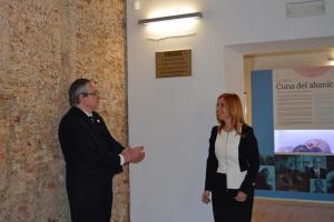 Carmen_Javega_inauguración Museo del Abanico