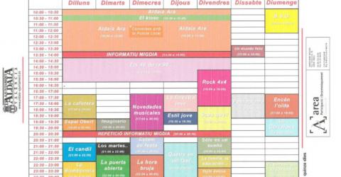 Programació Aldaia Ràdio 2003 Programació Aldaia Ràdio 2003